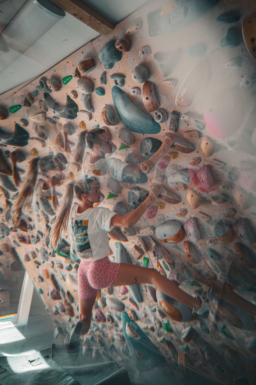 Climbing training with pinches